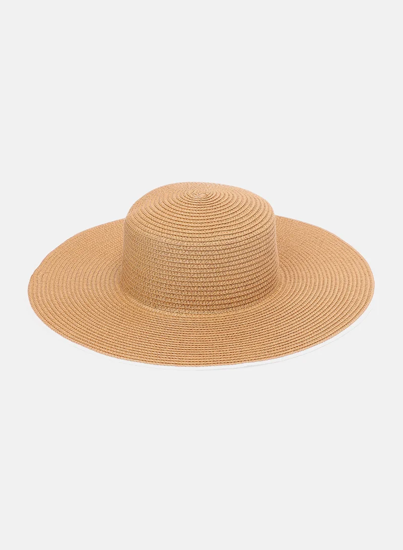 Haute Sauce Women's Porto Sun Hat - Tan Brown