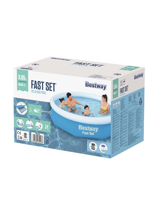 Bestway Fast Set Round Inflatable Pool Set (305 x 66 cm) - Image 2