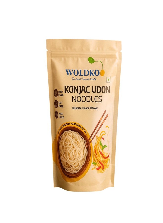WOLDKO Shirataki Konjac Udon Noodles, Low Calorie, Vegan & Gluten Free, low carb, fat free, Keto Friendly 270g - Image 2