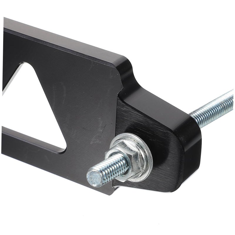 Aluminum Alloy Car Battery Holder Mount Secure Tie Down Bracket Black - Image 4