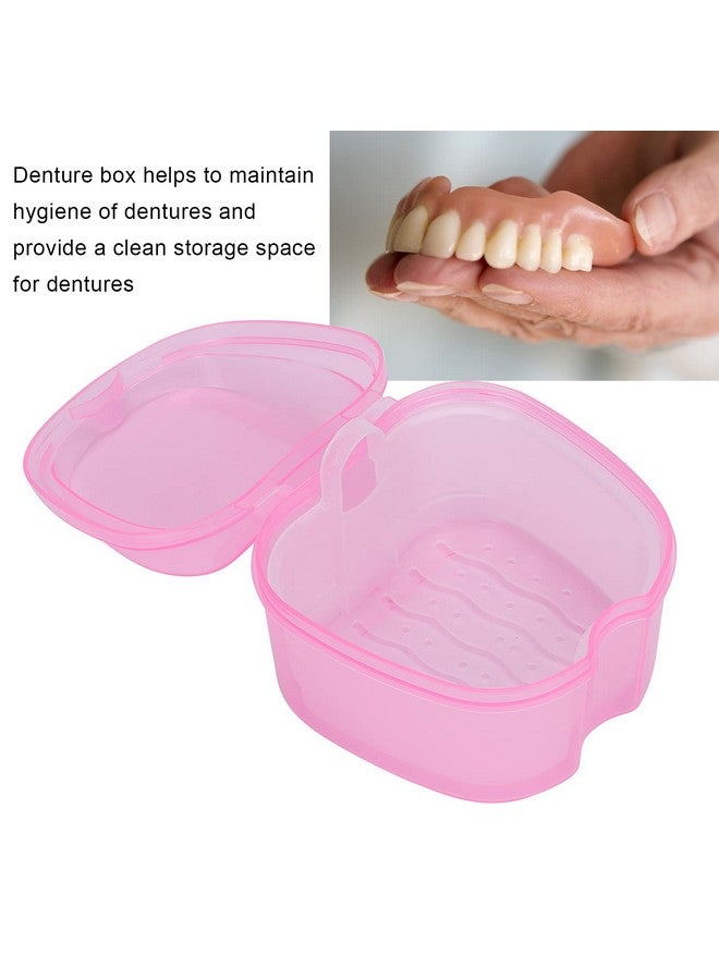 برنو صندوق حمام طقم الأسنان، حامل مثبت، حاوية تخزين أكواب مع سلة مصفاة، حافظة مثبت العناية بالأسنان، حافظة منظف مثبت السفر المحمول، حاوية أسنان صناعية () - Image 2