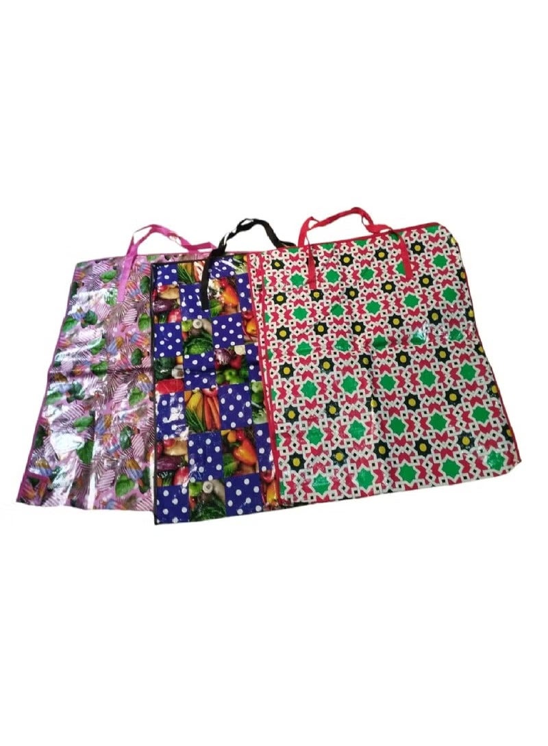 حقيبة تخزين جامبو كبيرة الحجم متعددة الالوان والأشكال والاستخدامات( 25*45*65سم) - Image 3