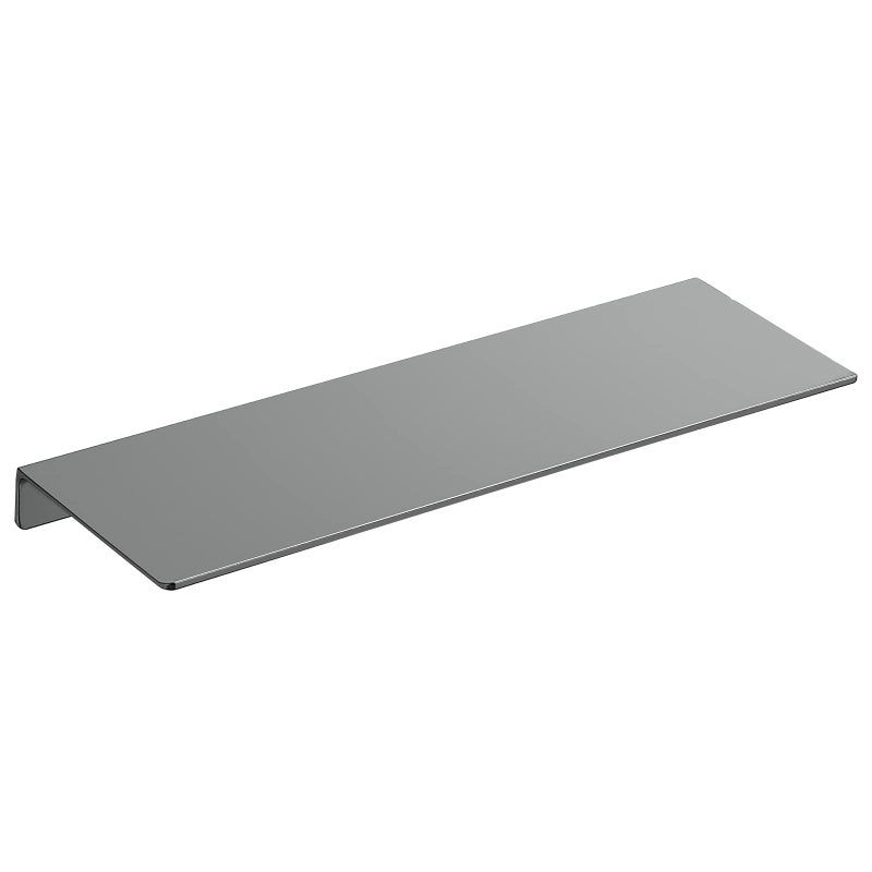 Danpoo Metal Wall Shelf Small Floating Shelf Bathroom Wall Shelf 16 Display Shelves for Wall Storage Grey