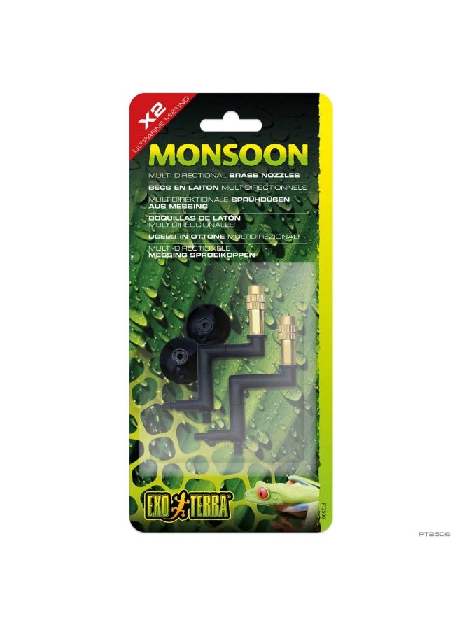 Exo Terra Monsoon PT2506 Multi-Directional Brass Misting Nozzles Set of 2 - Image 3