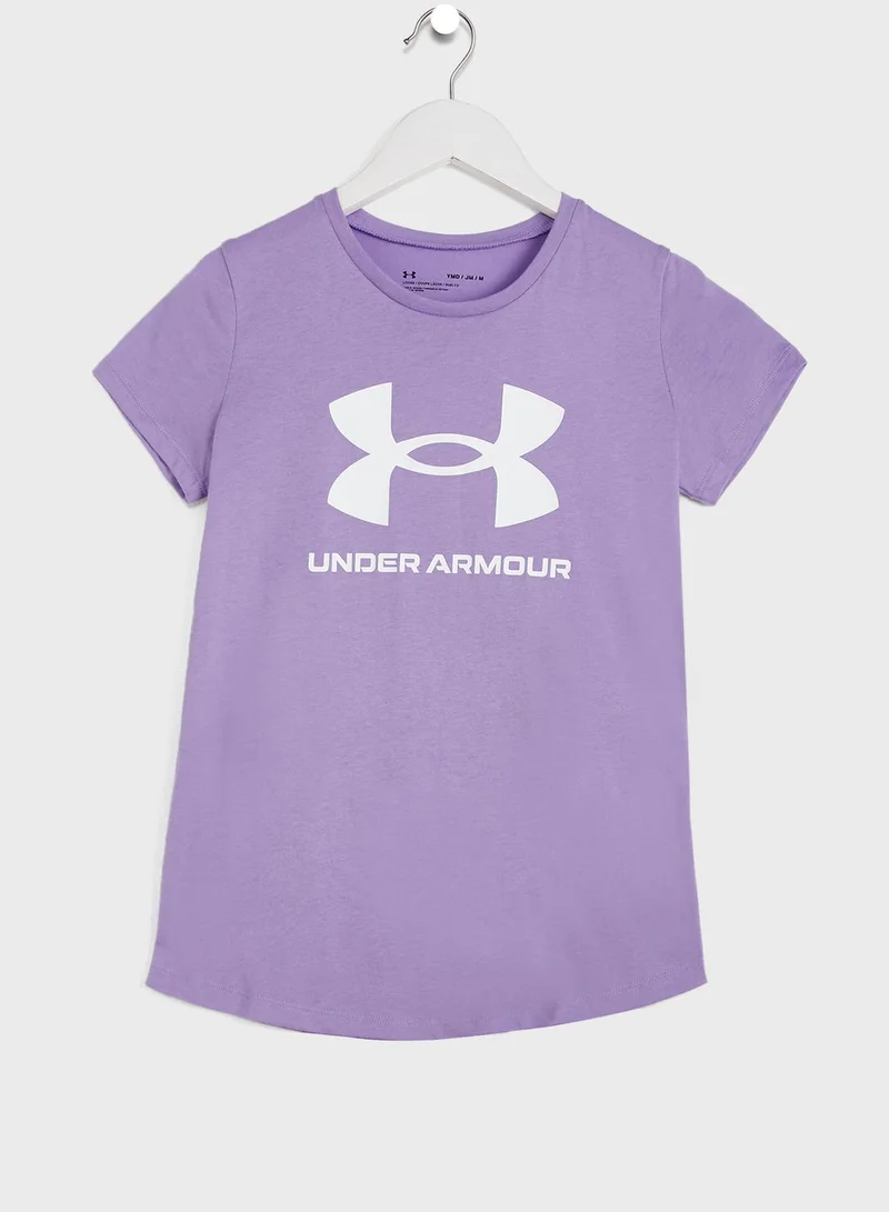 UNDER ARMOUR Youth Sportstyle Graphic T-Shirt