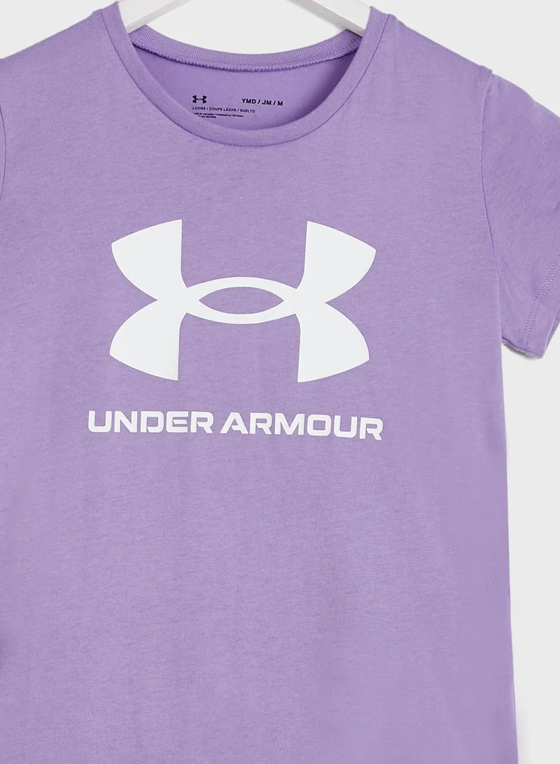 UNDER ARMOUR Youth Sportstyle Graphic T-Shirt