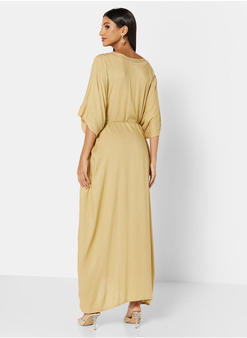 ARABIAN CLOSET EMBROIDERED KAFTAN  - Image 2