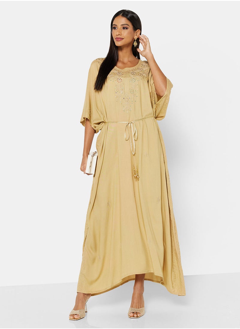 ARABIAN CLOSET EMBROIDERED KAFTAN  - Image 5