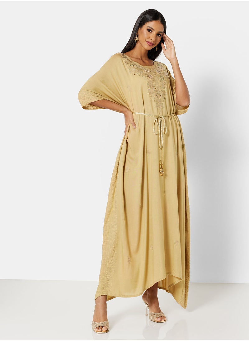 ARABIAN CLOSET EMBROIDERED KAFTAN  - Image 1
