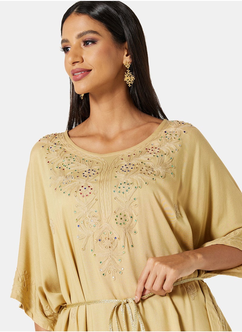 ARABIAN CLOSET EMBROIDERED KAFTAN  - Image 3