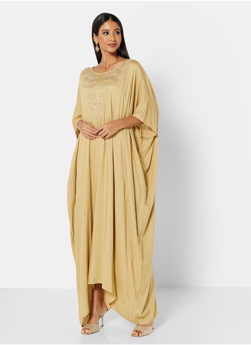 ARABIAN CLOSET EMBROIDERED KAFTAN  - Image 4