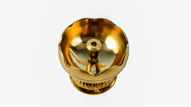 ROLIMOLI Pure Brass Handcrafted Diya for Pooja Oil Lamp Diyas Suitable for Office and Home Spiritual Decor (Height 4 cm) - Image 5