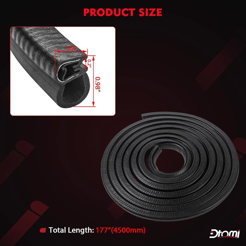 Dtomi Door Seal Weatherstrip for Chevy GMC Vehicles - Image 5