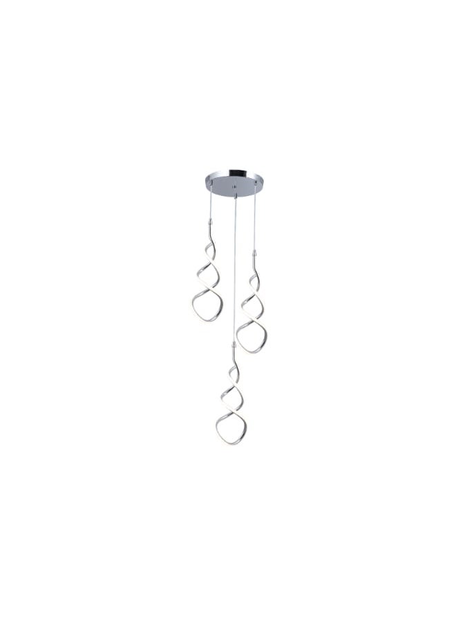 Best Power Modern LED Chandelier 3-Light 6001-3 with 3 Lighting Levels – 60W Pendant Light with Adjustable Height 130cm – Stylish LED Ceiling Light for Living Room, Dining Room, and Bedroom  - Image 4