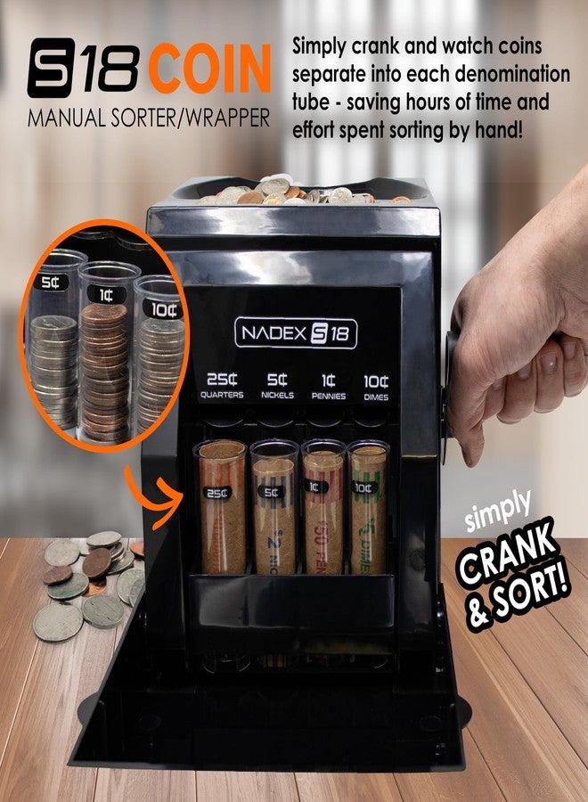 Nadex S18 Manual Coin Sorter and Wrapper - Image 4