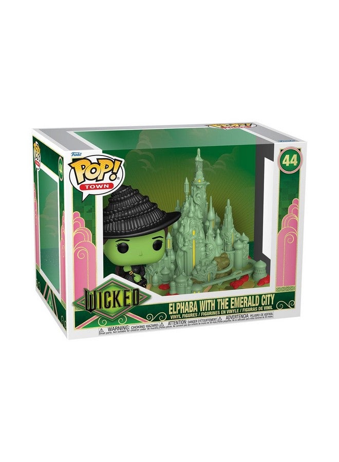 Funko فانكو بوب تاون: ويكيد - إلفابا مع مدينة الزمرد - تمثال فينيل قابل للجمع - فكرة هدية - منتجات رسمية - ألعاب للأطفال والبالغين - عشاق الفانتازيا - تمثال لجمع المعجبين والعرض - Image 1