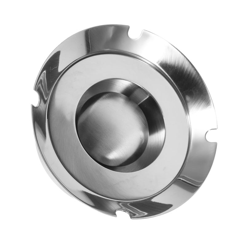 منفضة سجائر نوردية مينيمالية عديمة الدخان من الفولاذ المقاوم للصدأ 304 للمنزل والمكتب داخل وخارج المنزل - Image 2