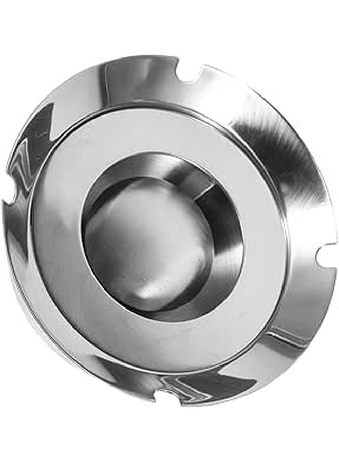 منفضة سجائر نوردية مينيمالية عديمة الدخان من الفولاذ المقاوم للصدأ 304 للمنزل والمكتب داخل وخارج المنزل - Image 1