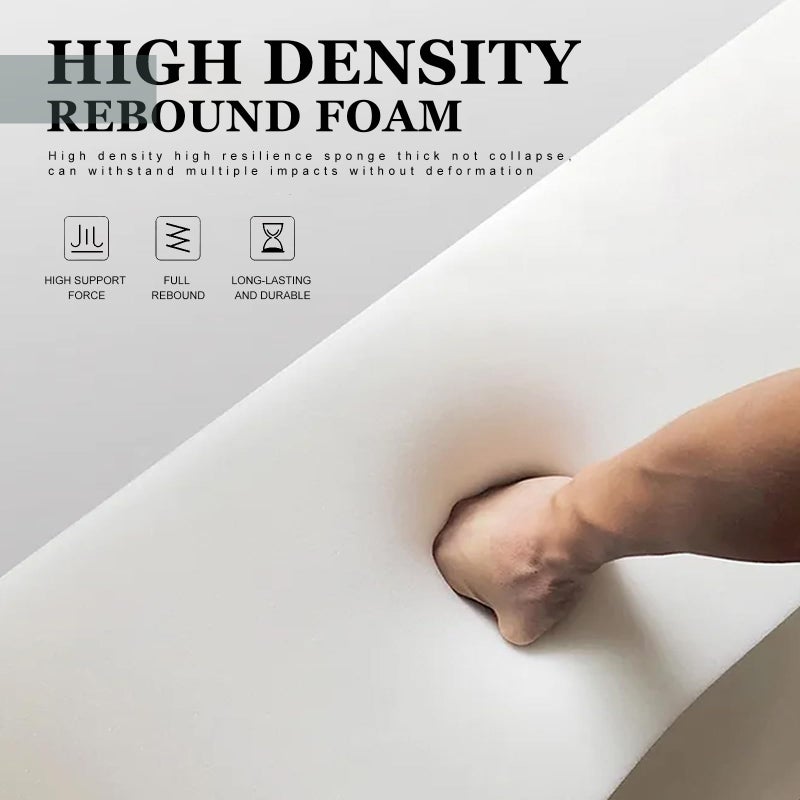 WUIOYNF Mattress Extender, Bed Gap/Space Filler, Headboard Pillow Between Headboard and Mattress or Wall, High-Density Foam with Removable Coverï¼ˆLight Grey-Twin/Twin XL-39 * 4 * 8inï¼‰ - Image 5