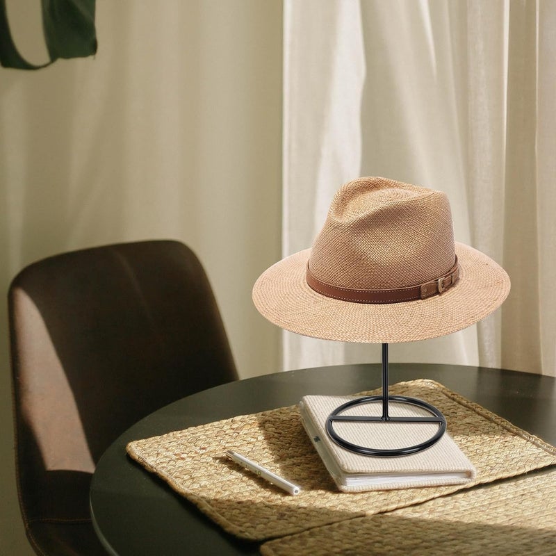 Zerodeko Hat Stand and Wig Storage Rack Black Stable Tabletop Hat Display Holder for Home and Shop Use - Image 4