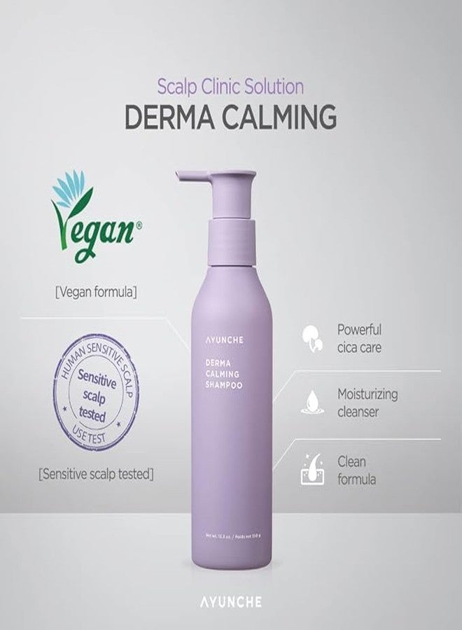 AYUNCHE Derma Calming Shampoo 7.1oz [For Dry & Sensitive Scalp] | Gentle Hydrating Scalp Care | Strengthen Scalp Barrier | Vegan Shampoo | Korean Salon Brand - Image 2