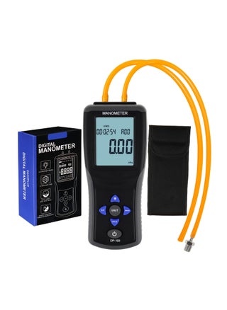 Digital Manometer Gas Pressure Tester, 12 Units Professional Manometer HVAC Air Pressure Testing Tool Pressure Meter HVAC Airflow Pressure Testing Tool with Large LCD Display Backlight for Home and RV - pzsku/Z3D9306498D867A7D46DCZ/45/_/1706767587/78a6e191-09e4-461a-b95e-1091250a645e