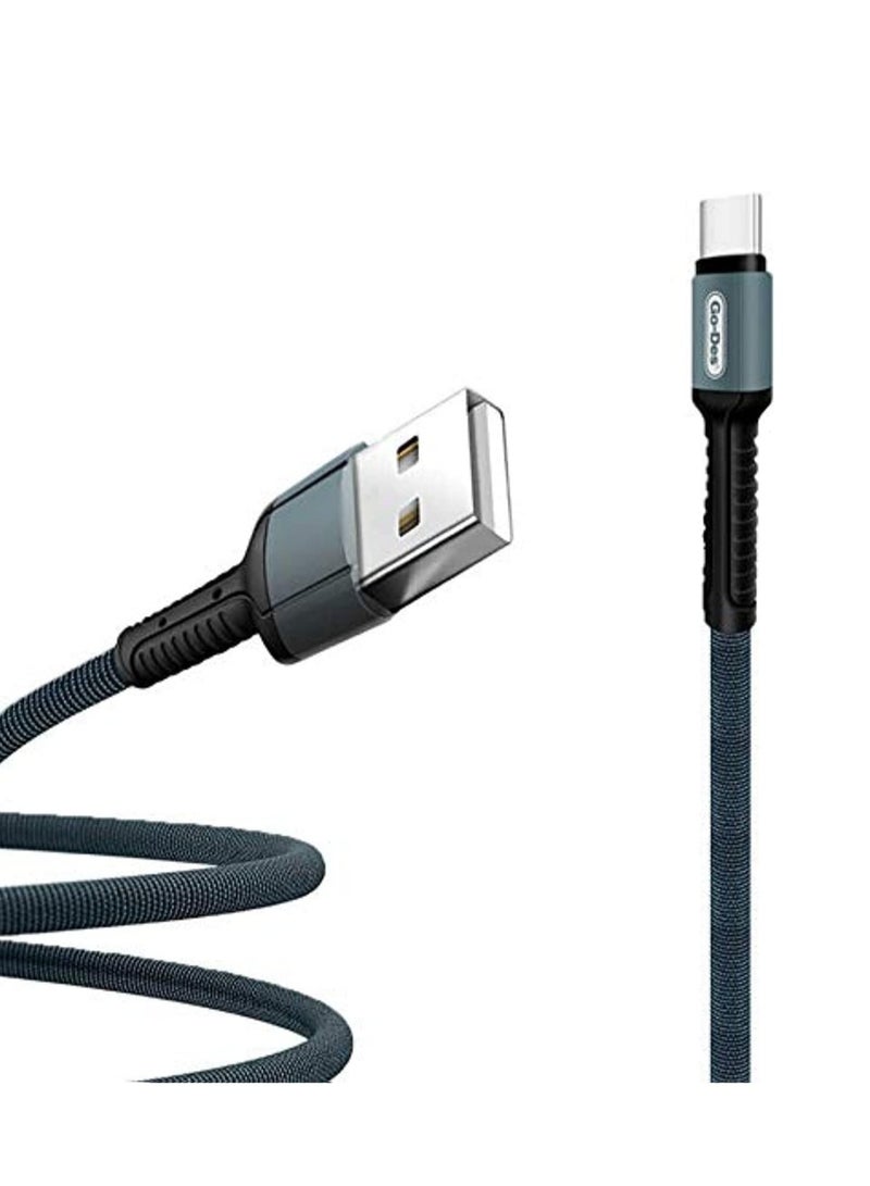 Go-des Type C Mobile Charging Cable ( Black) - Image 1