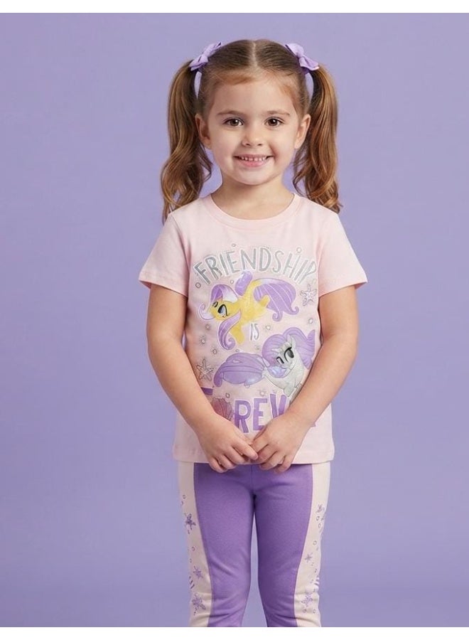 Girls' Summer Pajama Set with Zercon Print