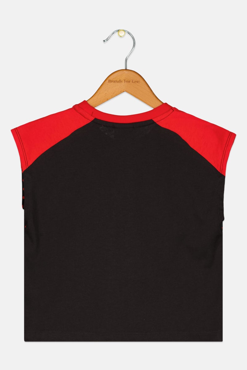 PUMA Puma x Miraculous Kids Girl Sportswear Fit Outdoor T-Shirt, Black  - Image 2