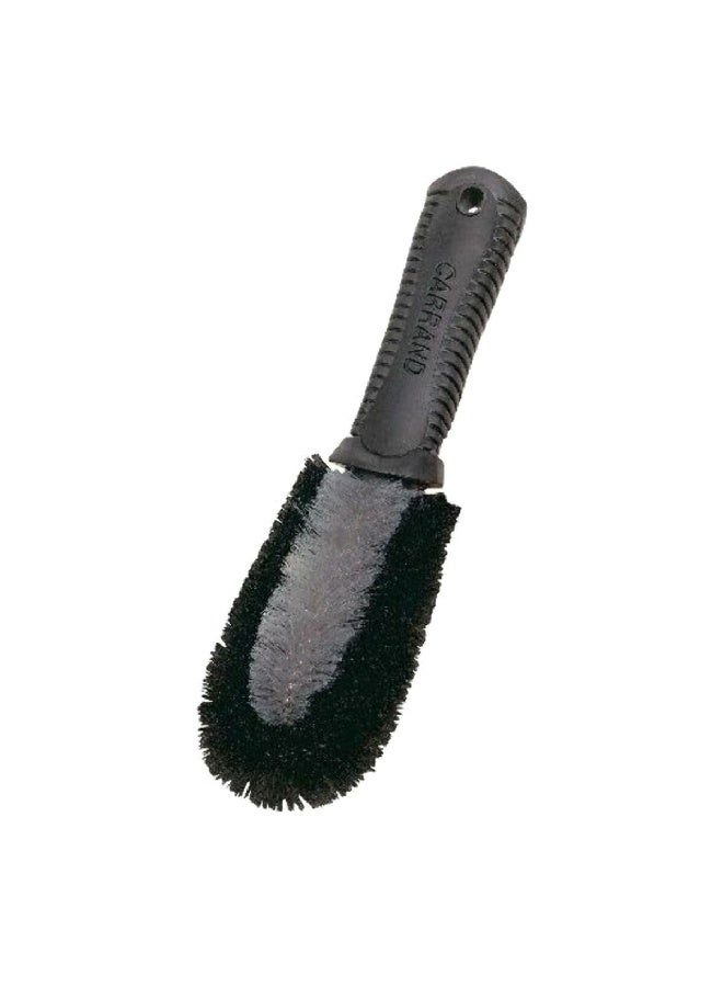 Autospa Heavy-Duty Bristles Carrand Wheel Brush Black And White 2.75 X 10 X 2.75 Inch 92010 - Image 4