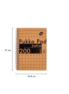 Pukka Pad Pukka Pad Kraft Jotta Notebook A5   Pukka Pad Kraft Jotta Notebook A5 - 9567-KRA  - Image 3