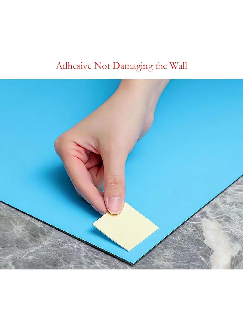 Acrylic Flexible Wall Mirrors – 2 Pack Self-Adhesive HD Mirror Sheets 20x30cm – Lightweight Shatterproof Mirror Tiles for Bathroom, Bedroom, Closet Doors, Makeup Corners & DIY Home Decoration - Image 4