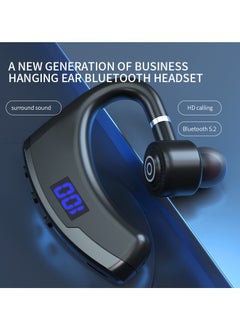 GELESE New Single-ear Business Bluetooth Earphone Wireless Ear-hanging Digital Display Bluetooth Headset  - Image 3