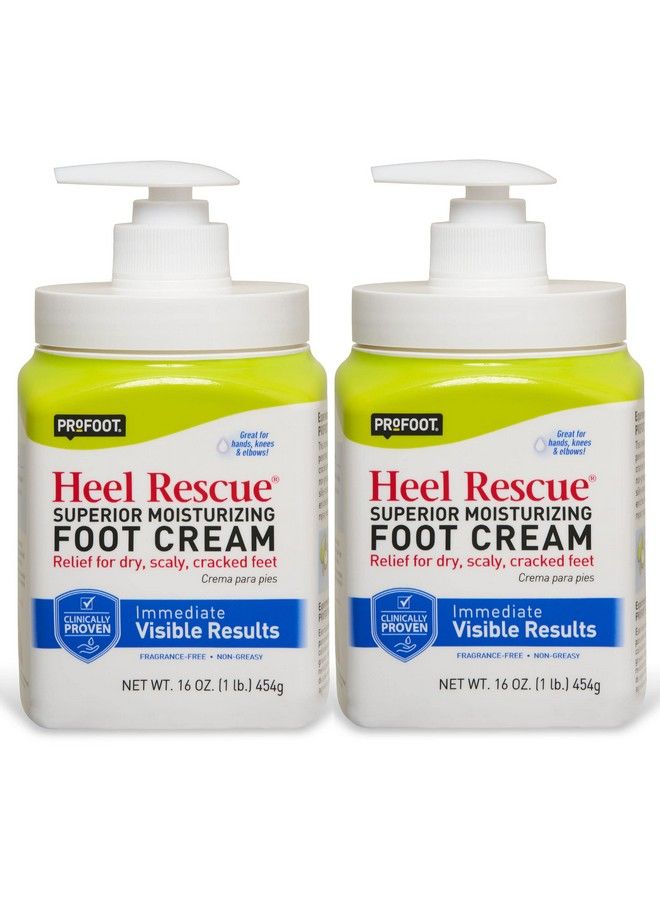 ProFoot Heel Rescue Foot Cream 16 Ounce Bottle 2 Pack For Cracked Calloused Or Chapped Skin - Image 2