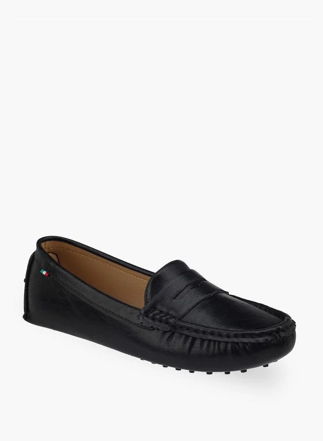 Renzo Ruganni Women Textured Loafers
