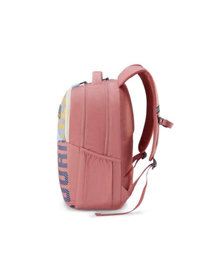 American Tourister Sest 3.0 Style 03, Large 3 Compartment Backpack, 26L with Spacious Interiors Bags For School, Office, College, Gift For Men & Women - Pink - Image 3