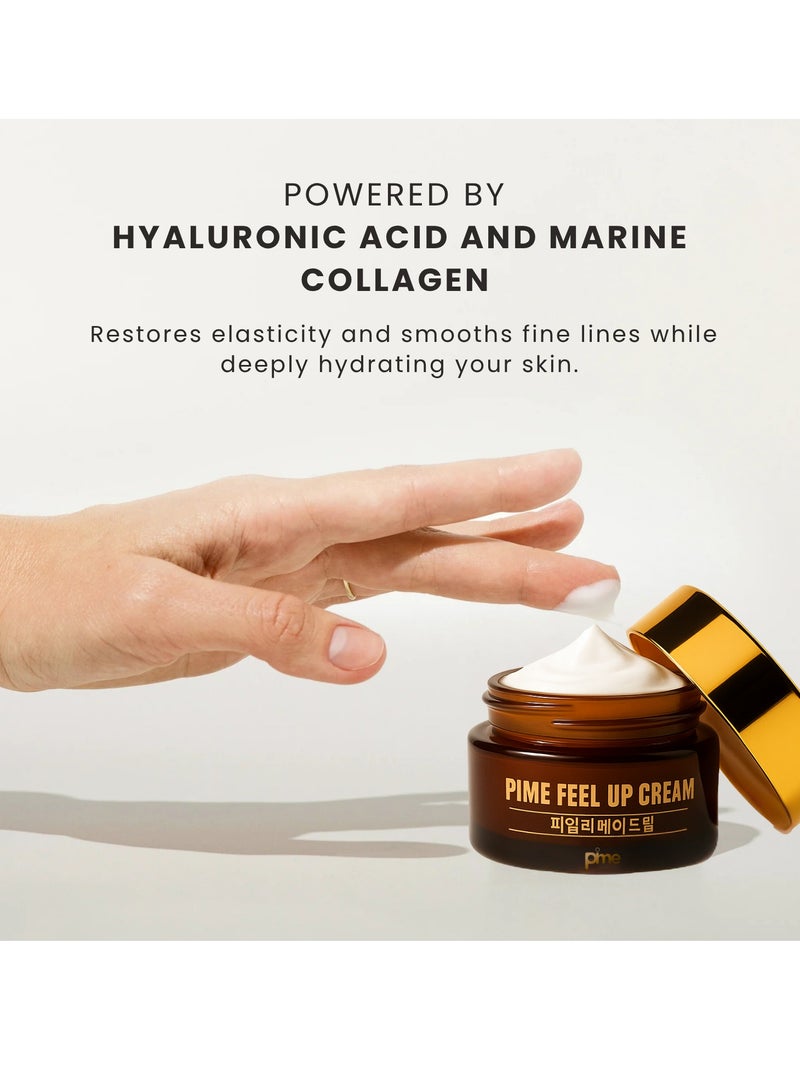 pime Collagen Firming Cream with Niacinamide 50g x2 – Korean Anti-Aging Moisturizer for Acne-Prone Skin & Dark Spots, with Marine Collagen, Hyaluronic Acid & Peptides - Image 3