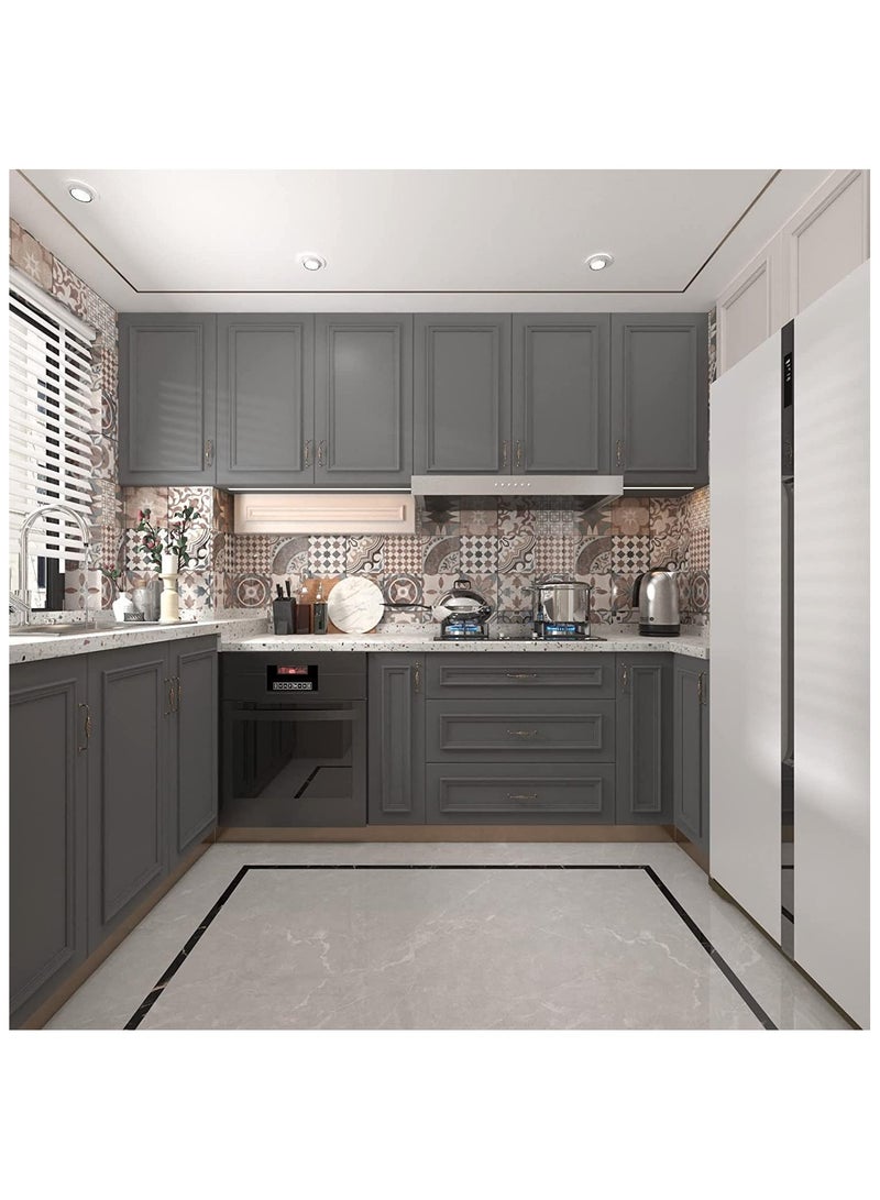 Anna 40CM x 10M Self-Adhesive Waterproof and Moisture-Proof Solid Color Simple Decorative Wallpaper - Image 3