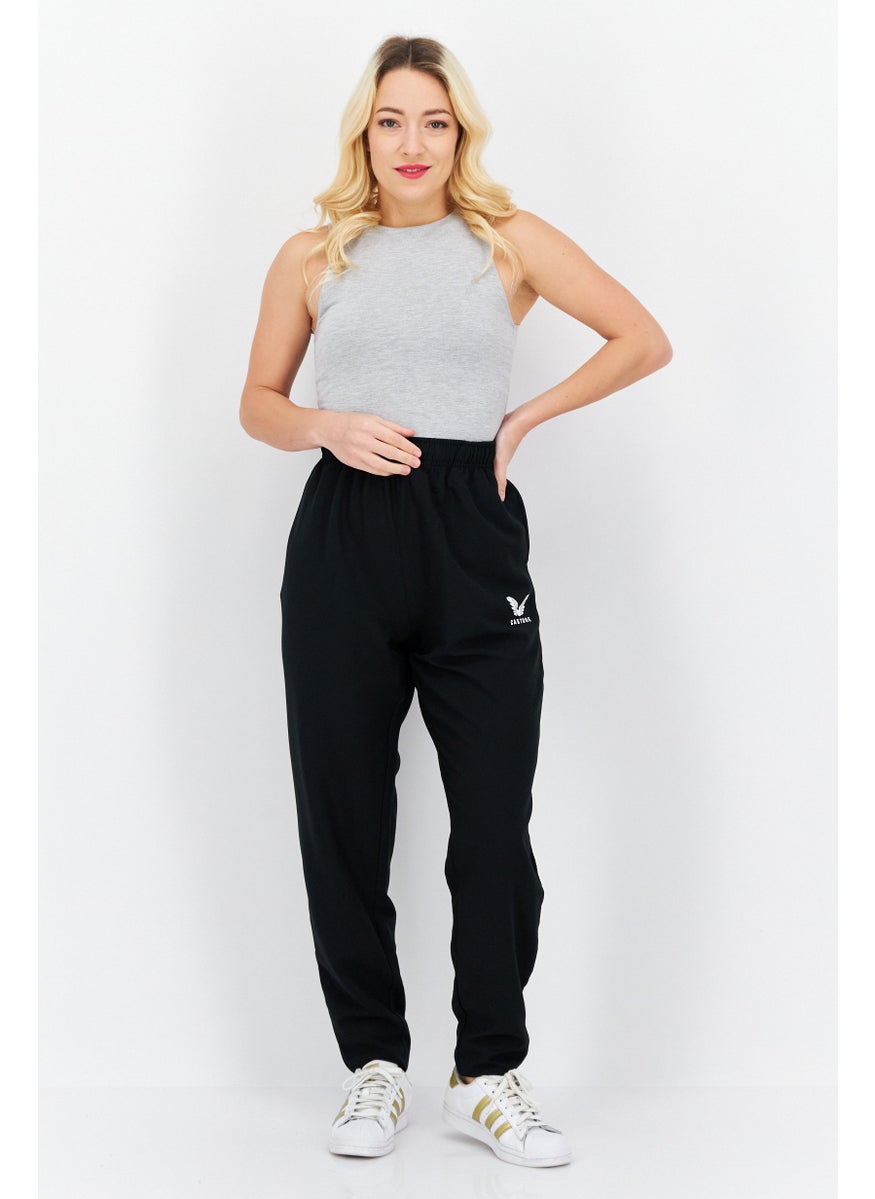 CASTORE - Women Sportswear Fit Brand Logo Track Pants, Black - Image 1
