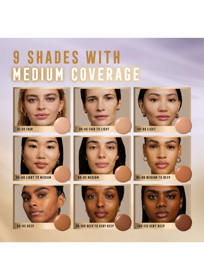 Max Factor - Miracle Pure 2in1 Skin Reset Serum Foundation - 80-85 - Medium, 30ml - Image 1