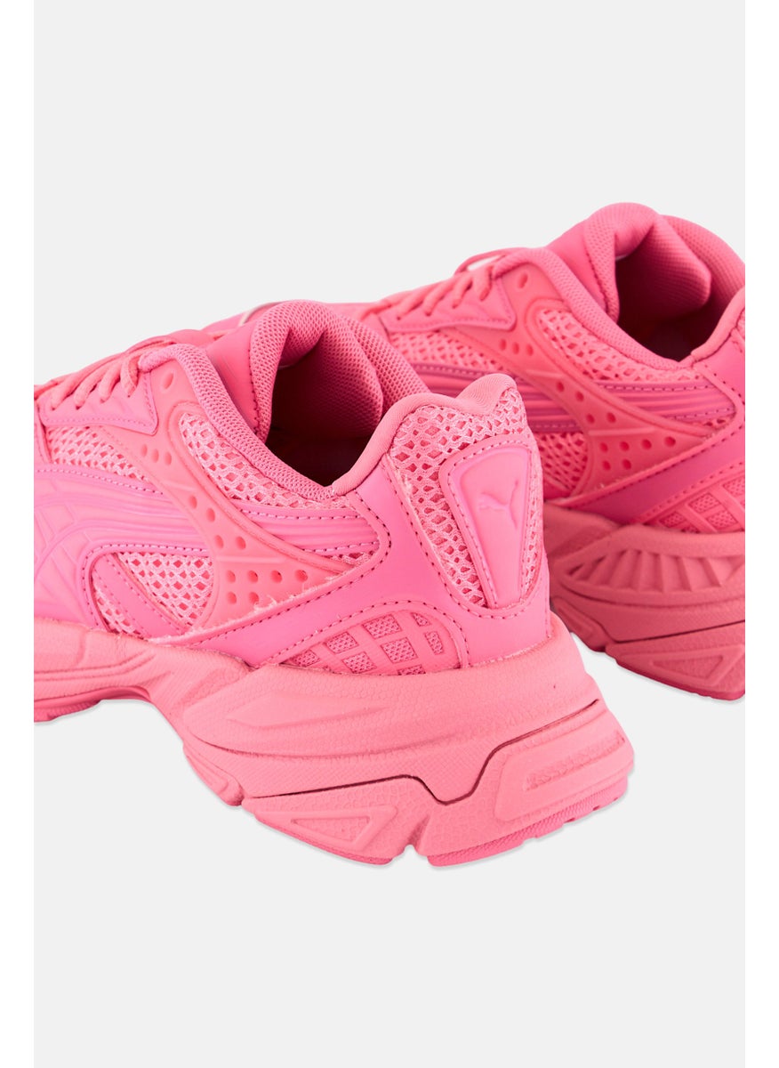 PUMA Kids Boy Velophasis Technisch Lace Up Sports Shoes, Pink  - Image 3