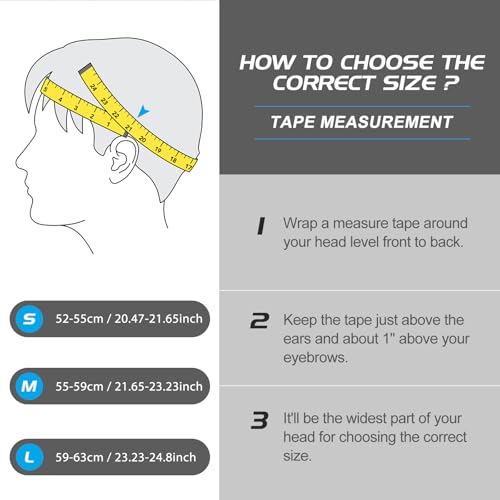 Odoland Ski Helmet with 2-in-1 Visor Goggles, Light Weight Snowboard Helmet for Men Women, Snow Sport Helmets for Skiing, Skating, Snowboarding,Black,S - Image 3