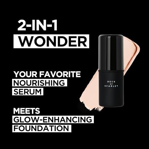 Deck of Scarlet Skin Edit Serum Foundation Stick Clean And Vegan Makeup Hydrating Formula With Natural Glowy Finish - Image 3