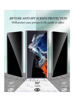 RINCO 2Pcs Privacy Hydrogel For Vivo V30/V30 Pro/V29/V29 Pro/Vivo V27/Vivo V27 Pro, Soft Flexible Film Anti-Peeping TPU Screen Protectors Explosion-proof (NOT Tempered Glass)  - Image 4