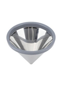 Pour Over Coffee Filter 304 Stainless Steel Reusable Paperless Coffee Dripper for Home Travel Office 1 to 3 Cups