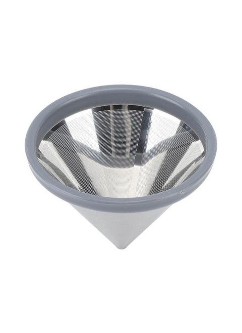 Pour Over Coffee Filter 304 Stainless Steel Reusable Paperless Coffee Dripper for Home Travel Office 1 to 3 Cups