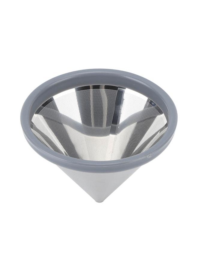 Thoraya - Pour Over Coffee Filter 304 Stainless Steel Reusable Paperless Coffee Dripper for Home Travel Office 1 to 3 Cups - Image 1