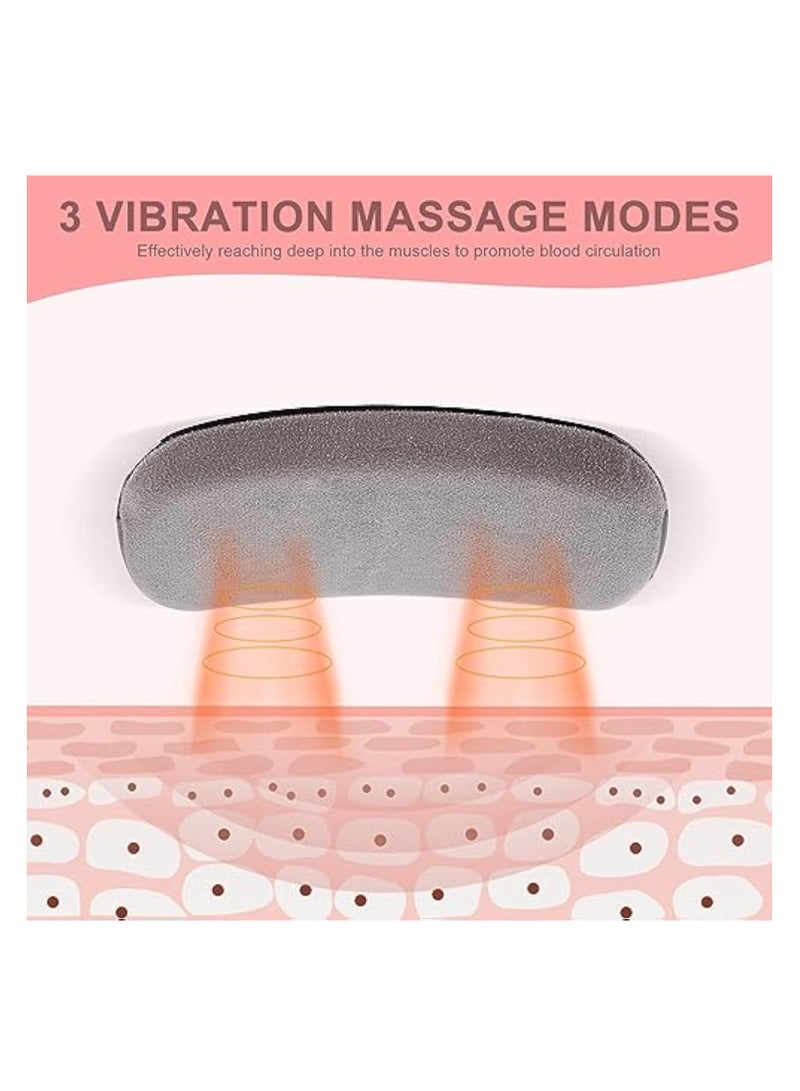 SOLARAE Cordless Heating Pad, Portable Menstrual Heating Pad, Electric Heating Pad for Back, Abdomen, Neck and Shoulder Pain Relief, with 3 Heat Levels and 3 Massage Modes, for Cramps - Image 3