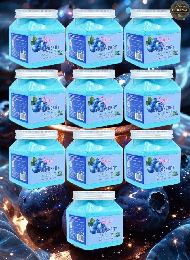 روفال 10 قطع مقشر الجسم والوجه بالتوت الأزرق - Image 1