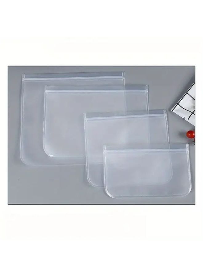 Reusable Leakproof Zipper Bags Middle Size for Camping Outdoor Food Storage - Image 3